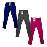 Kit 3 Calca Legging