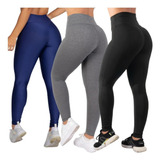 Kit 2 Conjuntos Academia Top E Legging Levanta Bumbum