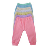 Kit 3 Calça Mijão Malha Canelada Bebe Infantil