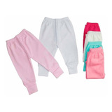 Kit 3 Calça Mijão Suedine Vira Pé Bebê Menino E Menina