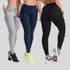 Kit 3 Calça Ribana Feminina Canelada Inverno Frio Top