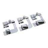 Kit 3 Calcadores Sapata Bainha Enrolada Barra 12mm 19mm 25mm