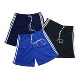 Kit 3 Calção Shorts Plus Size