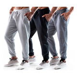 Kit 3 Calças Jogger Slim Masculino