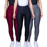 Kit 3 Calcas Legging