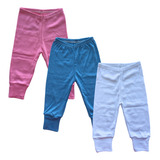 Kit 3 Calças Mijão Culote Bebê