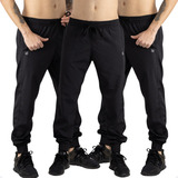 Kit 3 Calças Tactel Com Elastano 2 Bolsos Verão Fitness 120