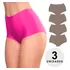 Kit 3 Calçinha Cueca Box Feminina Sem Costura Corte A Laser