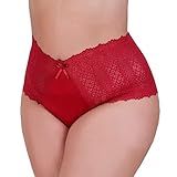 Kit 3 Calcinha Plus Size De Renda Tanga Grande Talita Tamanho 52 Cor Sortido Genero Mulher