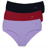 Kit 3 Calcinha Short