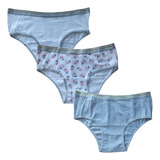 Kit 3 Calcinhas Infanto Juvenil Lupo