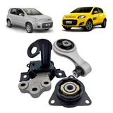Kit 3 Calços Coxins Motor E Cambio Novo Uno Palio Fiorino