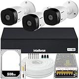 Kit 3 Cameras Seguranca Intelbras VHL 1220 Full HD 1080p 10A