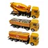 Kit 3 Caminhão Construção Metal Coleção Betoneira Brinquedo