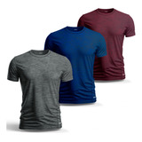Kit 3 Camisa Camiseta Corrida Musculação