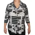 Kit 3 Camisa Feminina Manga Longa Malha  Liganete Estampada.