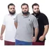 Kit 3 Camisa Gola Polo Tamanho Grande Plus Size Até G1 G2 G3