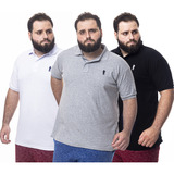 Kit 3 Camisa Gola