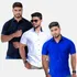 Kit 3 Camisa Masculina Social Manga Curta Slim Luxo Oferta