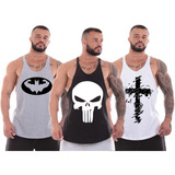 Kit 3 Camisa Regatas