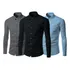 Kit 3 Camisa Social Manga Longa Luxo Slim Fit Não Amassa
