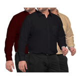 Kit 3 Camisa Social