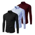 Kit 3 Camisa Social Masculina Slim Fit Sem Bolso Luxo Promoç