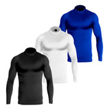 Kit 3 Camisa Térmica Proteção Solar Uv Gola Alta Extreme The