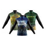 Kit 3 Camisas Agro Manga Longa Masculina Proteção Solar Peao