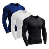 Kit 3 Camisas Blusas Térmica Proteção