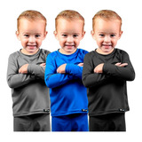 Kit 3 Camisas Infantil Roupa Juvenil Conjunto Meninos Lote
