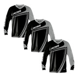 Kit 3 Camisas Motocross Trilha Velocross