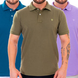Kit 3 Camisas Polo