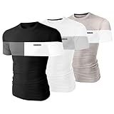 Kit 3 Camisas Slim Camiseta Personalizada Fio 30 1 Algodão P PT BR CZ 