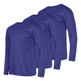 Kit 3 Camisas Térmicas Proteção Uv Solar Unisex Frete Grátis