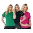 Kit-3 Camiseta Algodão T-shirt Blusa Manga Princesa Bufante