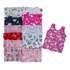 Kit 3 Camiseta Blusa Regata Bebê Menina Malha Estampada