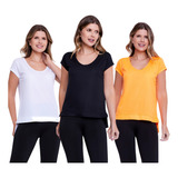 Kit 3 Camiseta Dry Fit Tapa Bumbum Treino Corrida Academia
