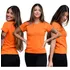 Kit 3 Camiseta Feminina Baby Look Algodão Lisa Atacado Blusa