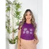 Kit 3 Camiseta Feminina Suede Casual Slim Manga Curta Lisa