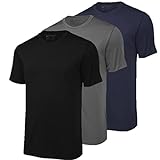 Kit 3 Camiseta Manga Curta Masculina Térmica UV Segunda Pele Compressão  Multicolorido  GG 