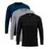 Kit 3 Camiseta Manga Longa Masculina Slim Algodão 30.1 Zaroc