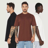Kit 3 Camiseta Oversized