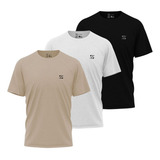 Kit 3 Camisetas 100