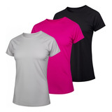 Kit 3 Camisetas Academia