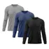 Kit 3 Camisetas Adulto Proteção Solar Uv Manga Longa 