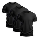 Kit 3 Camisetas Básicas Masculina 100 Algodão De Qualidade