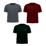 Kit 3 Camisetas Blusas