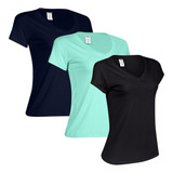 Kit 3 Camisetas Blusinha