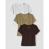 Kit 3 Camisetas Blusinhas